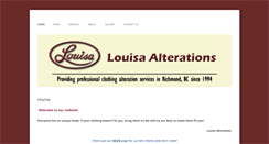 Desktop Screenshot of louisaalterations.com